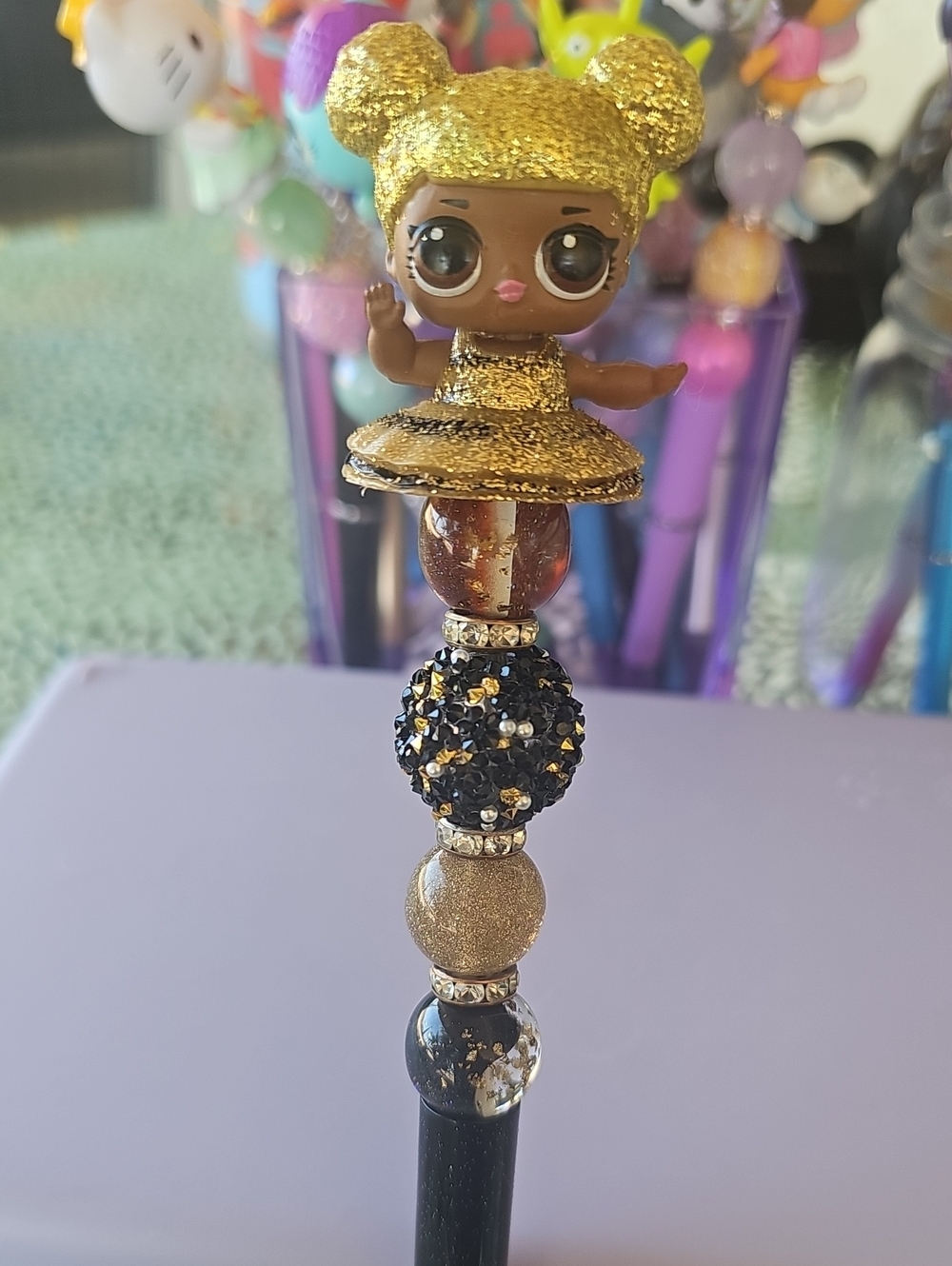 LOL Surprise Queen Bee Custom Beadable Pen